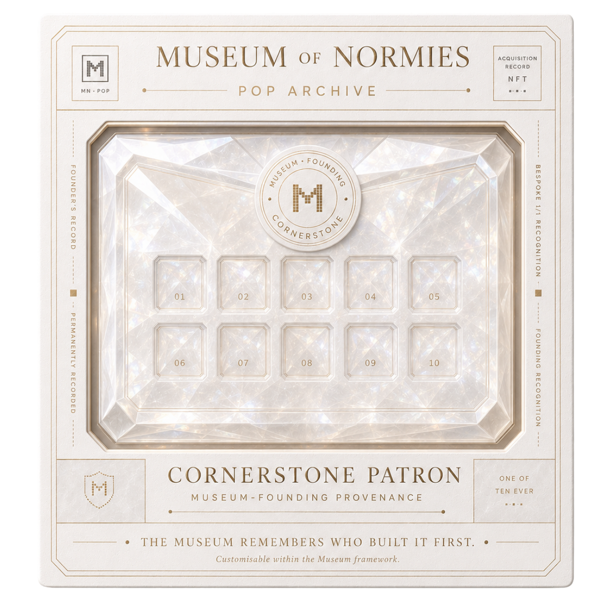 Cornerstone Patron Provenance Record — Issue No. 001: Marilyn
